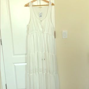 White bohemian dress